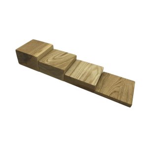 Oiled Block Riser Set