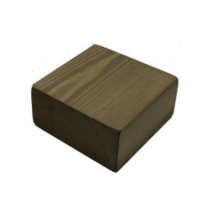 rustic brown rustic block riser 145x145x70
