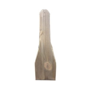 rustic champagne wine caddy 320x130x400 side view