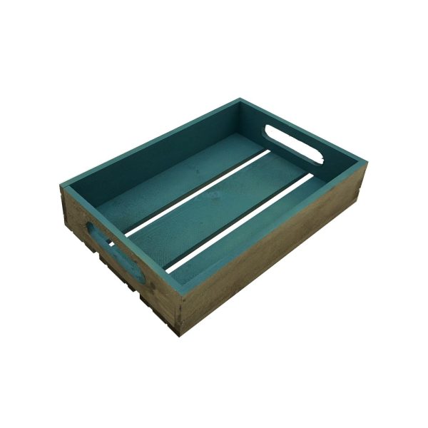 turquoise colour burst tray 300x200x60
