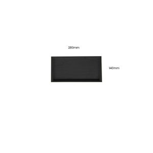 Black Painted Birch Ply Box Tray 280140 Black Painted Birch Ply Box Tray 280140