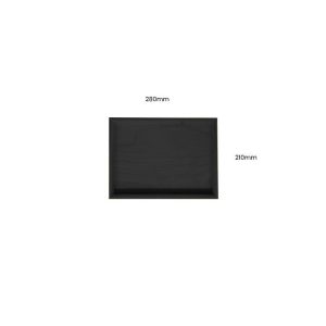 Black Painted Birch Ply Box Tray 280210 Black Painted Birch Ply Box Tray 280210