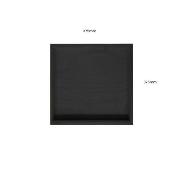 Black Painted Birch Ply Box Tray 375375 Black Painted Birch Ply Box Tray 375375