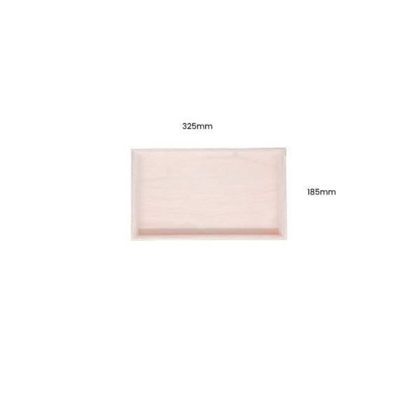 Cherington Pink Painted Birch Ply Box Tray 325185 Cherington Pink Painted Birch Ply Box Tray 325185