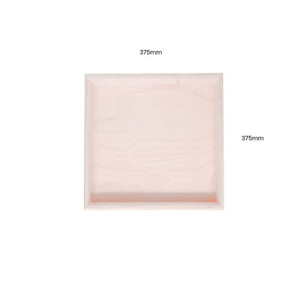 Cherington Pink Painted Birch Ply Box Tray 375375 Cherington Pink Painted Birch Ply Box Tray 375375
