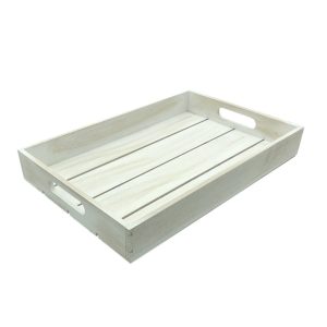 Painted Slatted Tray 500x450x60