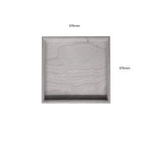 Gretton Grey Painted Birch Ply Box Tray 375375 Gretton Grey Painted Birch Ply Box Tray 375375