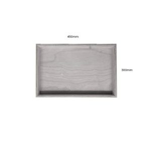 Gretton Grey Painted Birch Ply Box Tray 450300 Gretton Grey Painted Birch Ply Box Tray 450300
