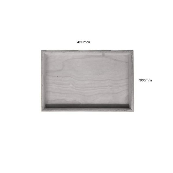 Gretton Grey Painted Birch Ply Box Tray 450300 Gretton Grey Painted Birch Ply Box Tray 450300