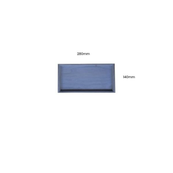 Kingscote Blue Painted Birch Ply Box Tray 280140 Kingscote Blue Painted Birch Ply Box Tray 280140