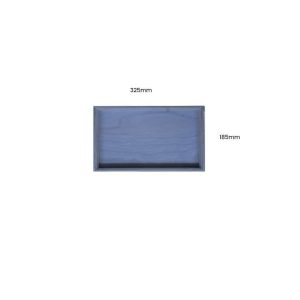 Kingscote Blue Painted Birch Ply Box Tray 325185 Kingscote Blue Painted Birch Ply Box Tray 325185