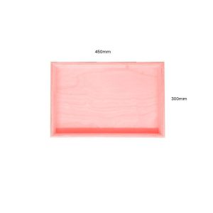 Pink Painted Birch Ply Box Tray 450300 Pink Painted Birch Ply Box Tray 450300