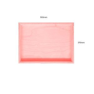 Pink Painted Birch Ply Box Tray 500370 Pink Painted Birch Ply Box Tray 500370