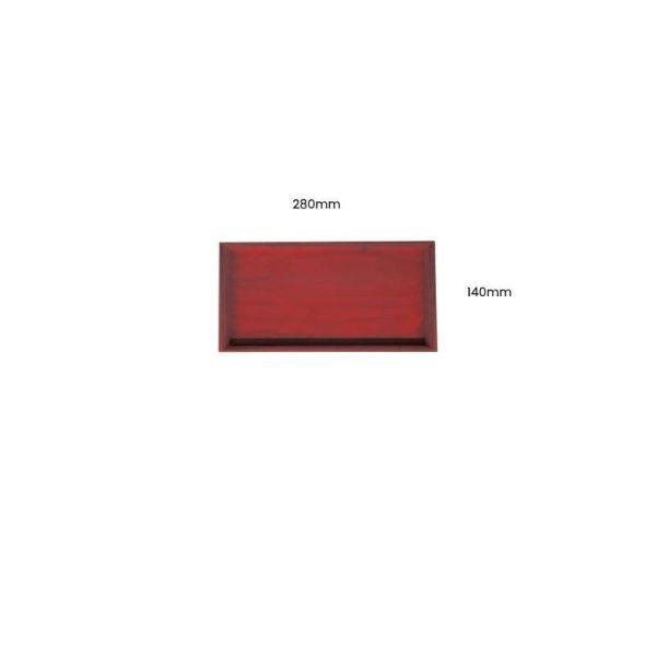 Sherston Claret Painted Birch Ply Box Tray 280140 Sherston Claret Painted Birch Ply Box Tray 280140