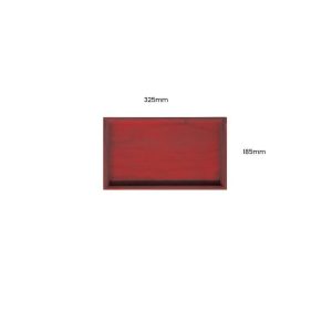 Sherston Claret Painted Birch Ply Box Tray 325185 Sherston Claret Painted Birch Ply Box Tray 325185