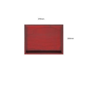 Sherston Claret Painted Birch Ply Box Tray 375290 Sherston Claret Painted Birch Ply Box Tray 375290