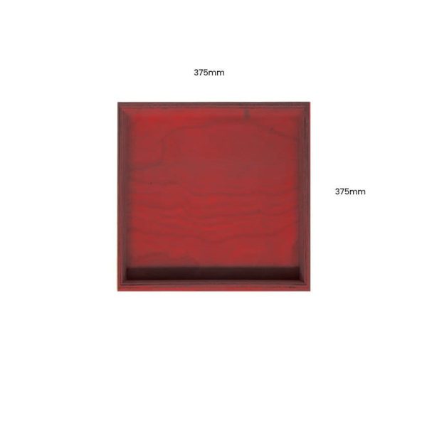 Sherston Claret Painted Birch Ply Box Tray 375375 Sherston Claret Painted Birch Ply Box Tray 375375