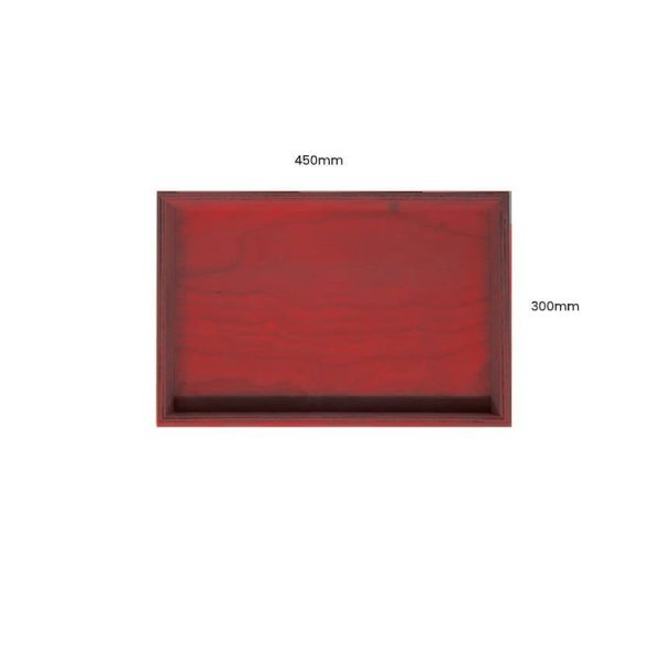 Sherston Claret Painted Birch Ply Box Tray 450300 Sherston Claret Painted Birch Ply Box Tray 450300