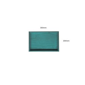 Turquoise Painted Birch Ply Box Tray 300200