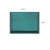 Turquoise Painted Birch Ply Box Tray 500370