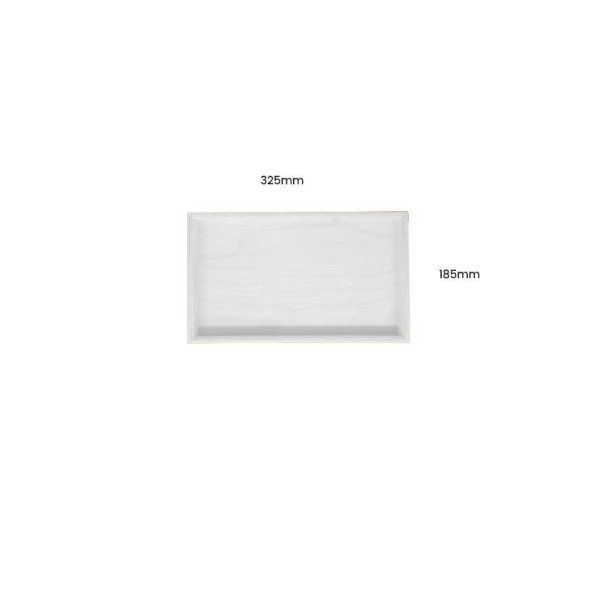 White Painted Birch Ply Box Tray 325185 White Painted Birch Ply Box Tray 325185