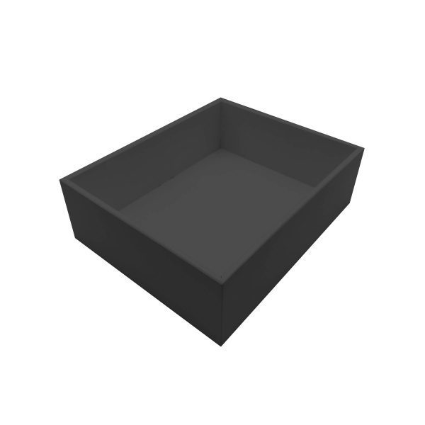 black painted ply double crock housing black painted ply double crock housing