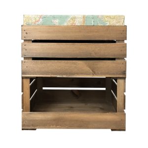 drop front and cushion crate with cushion 525x325x640 front view