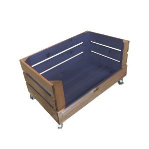 kingscote blue mobile colour curst drop front crate 525x325x320