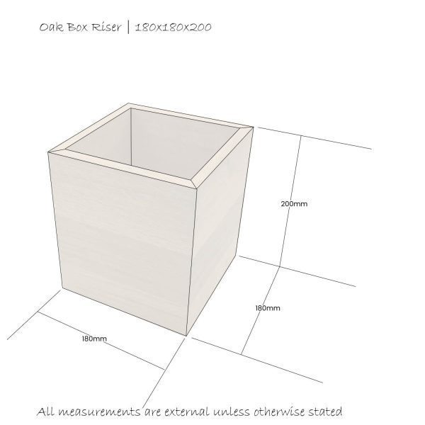 oak box riser 180x180x200 schematic oak box riser 180x180x200 schematic