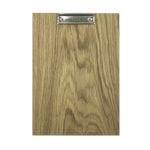 A4 Portrait Oak Veneered Clipboard 230x320x6
