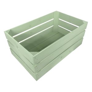 tetbury green painted cushion seater crate 525x325x250