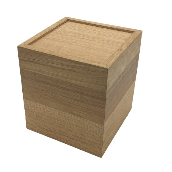 upturned oak box riser 180x180x200 upturned oak box riser 180x180x200