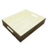Burleigh Cream colour burst tray 375x290x80