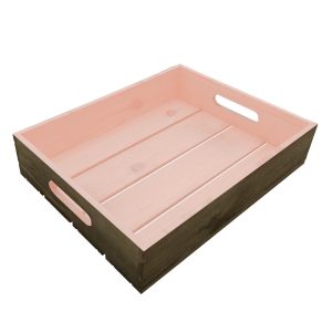 Cherington Pink colour burst tray 375x290x80