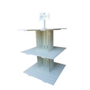 Frampton Green Painted 3-tier modular display stand 1000x1000x1260