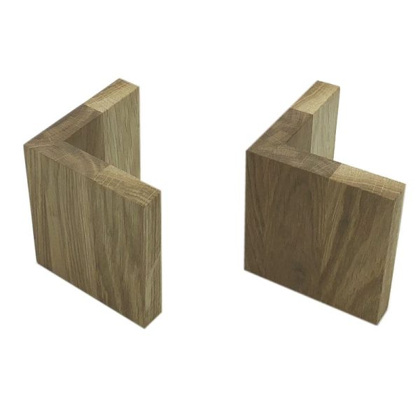 Oak L shape Risers 95x95x100 Oak L shape Risers 95x95x100