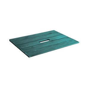 Turquoise Painted crate lid 500x370x18