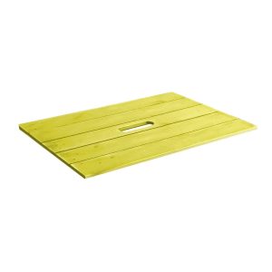 Yellow Painted crate lid 600x370x18