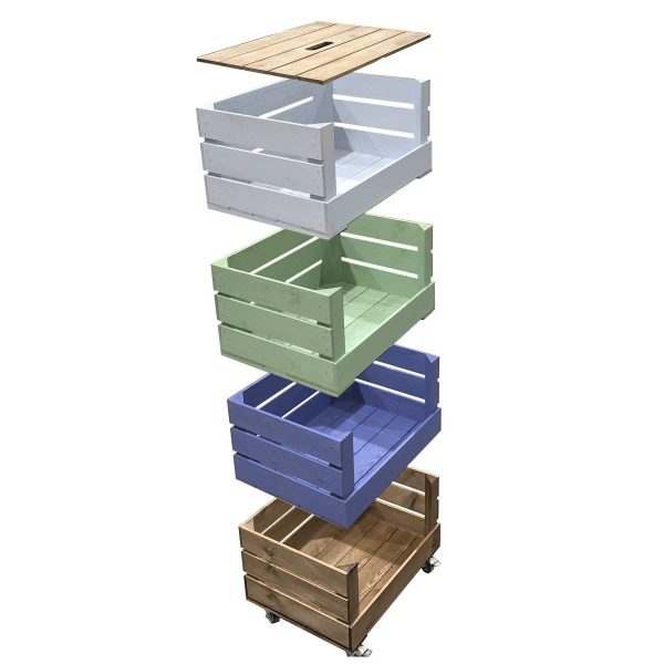 exploded 4 painted crate stacker crate system exploded 4 painted crate stacker crate system