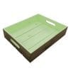 frampton green colour burst tray 375x290x80