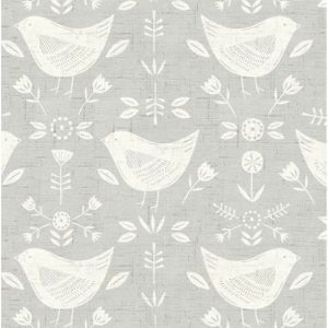 grey scandi bird