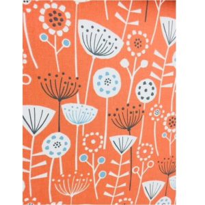 orange scandi flower