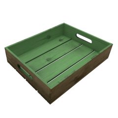 tetbury green colour burst tray 375x290x80
