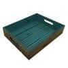 turquoise colour burst tray 375x290x80