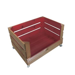 Mobile Drop Front Colour Burst Crate 500x370x330