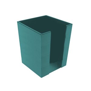 turquoise painted ply napkin holder 200x200x200