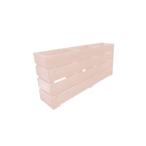 Cherington Pink Painted Mini 3 Bin Impulse Merchandise Display Stand 800x180x360