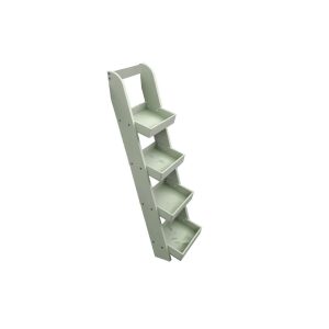 Frampton-Green-Painted-Slim-4-tier-slanted-tray-wall-ladder-display-stand-316x352x1135