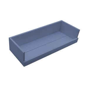 Kingscote Blue Painted Drop Front Tray 375x145x80