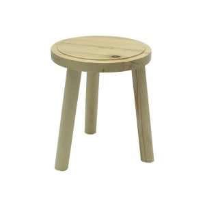 Natural Rustic Pine Milking Stool 170Dx205